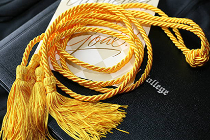 Class ACT Graduation Honor Cords, Gold